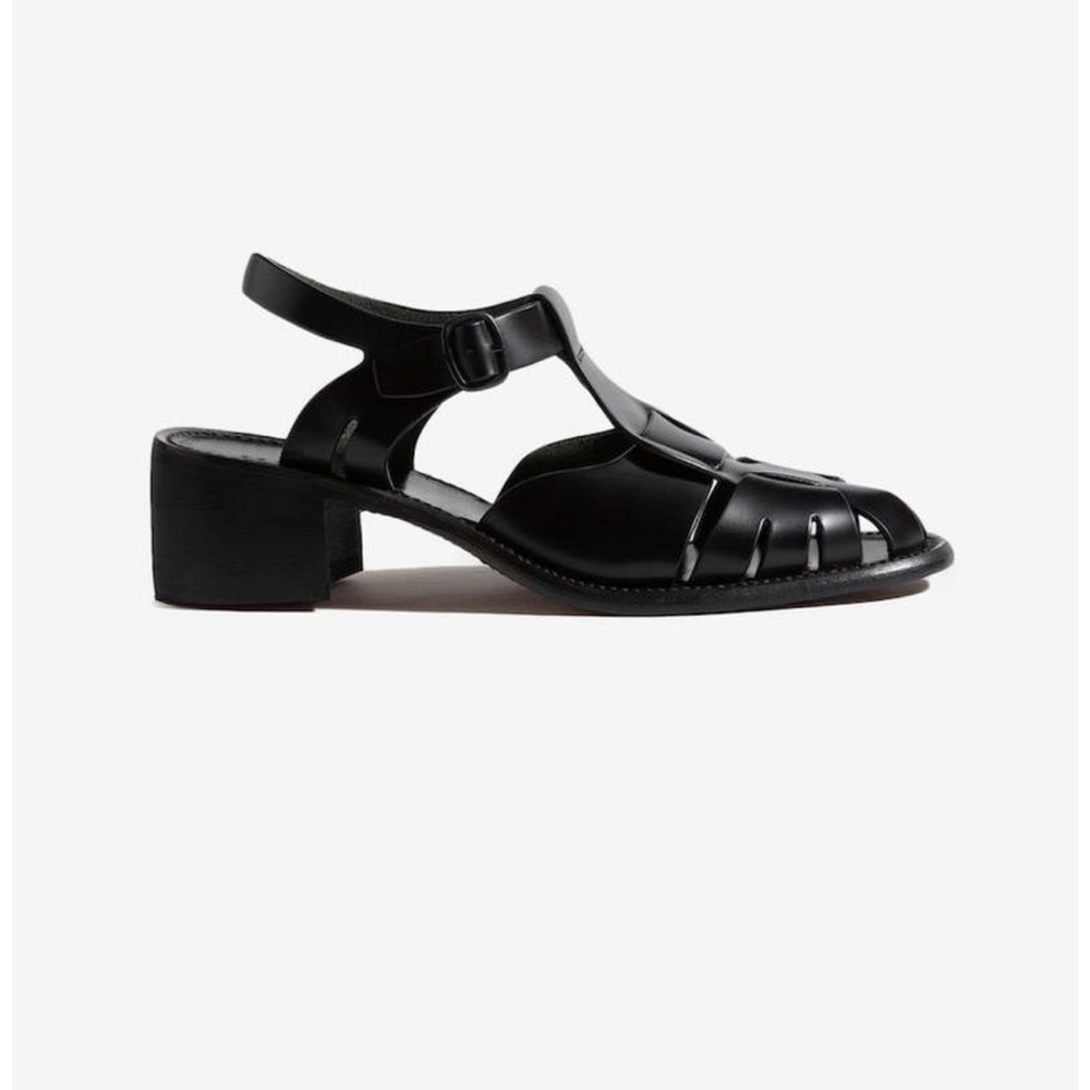 hereu | pesca leather heeled fisherman sandals